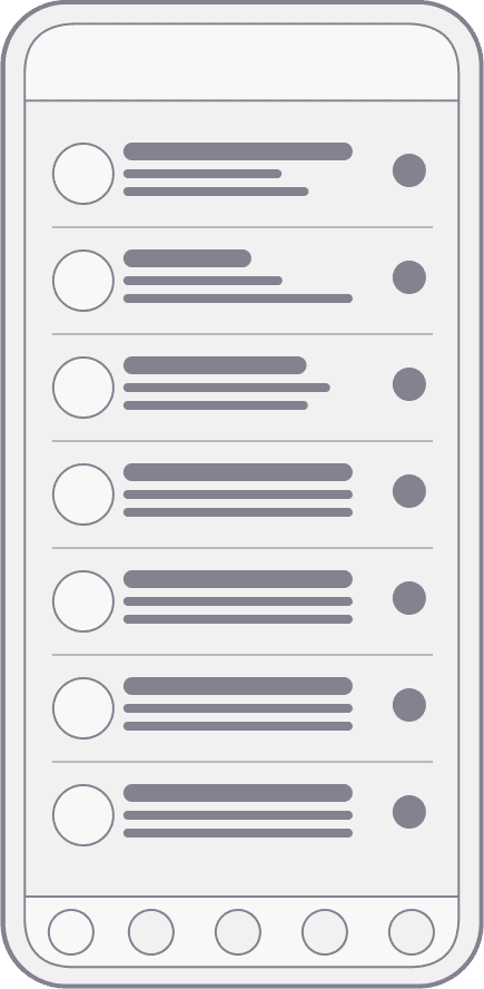 Grab app vector phone image asset