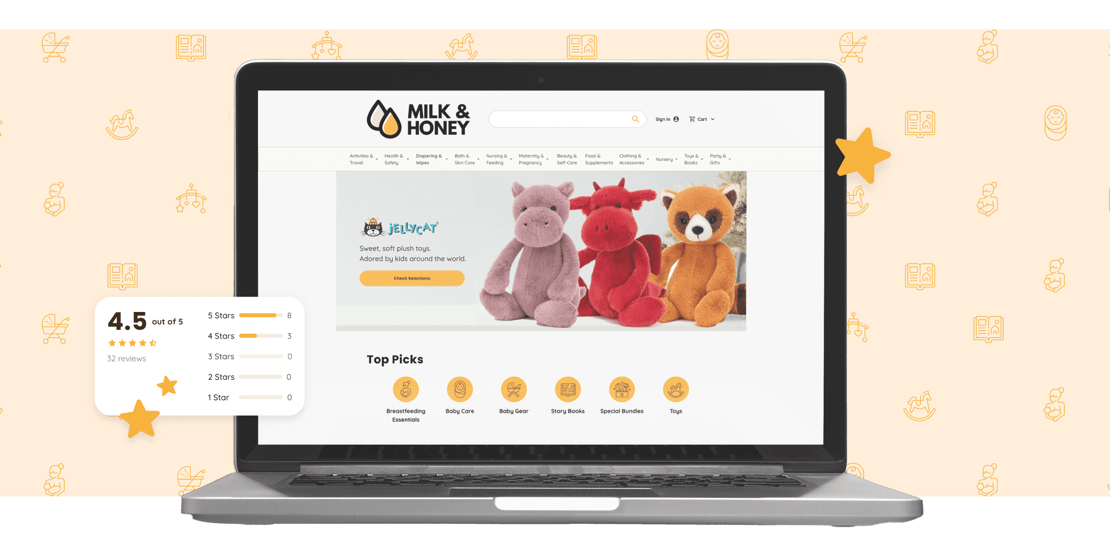 Launched in Weeks! New Mobile Apps and Site Double Baby E-Commerce Platform's Revenue, built with Trailblaze hero image