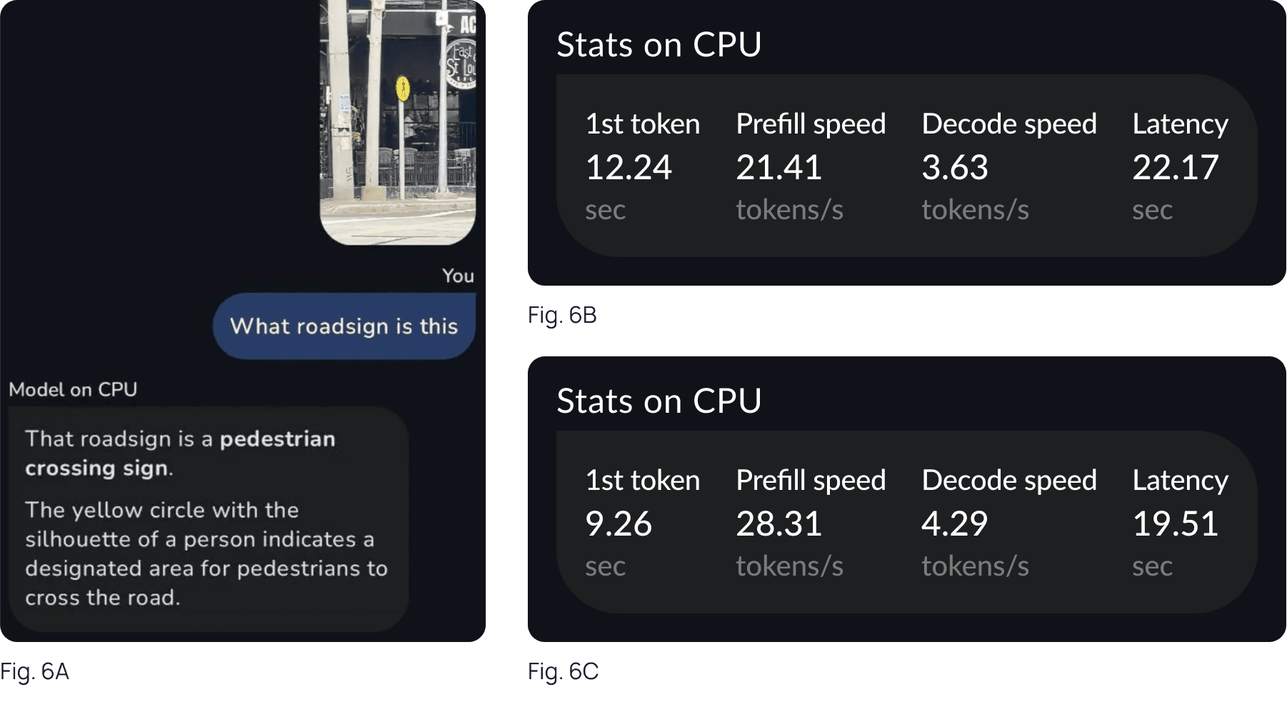 Mobile app test showing AI chatbot answering user queries