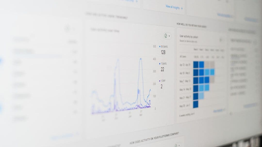 Visualization of AI business intelligence software optimizing operations processes