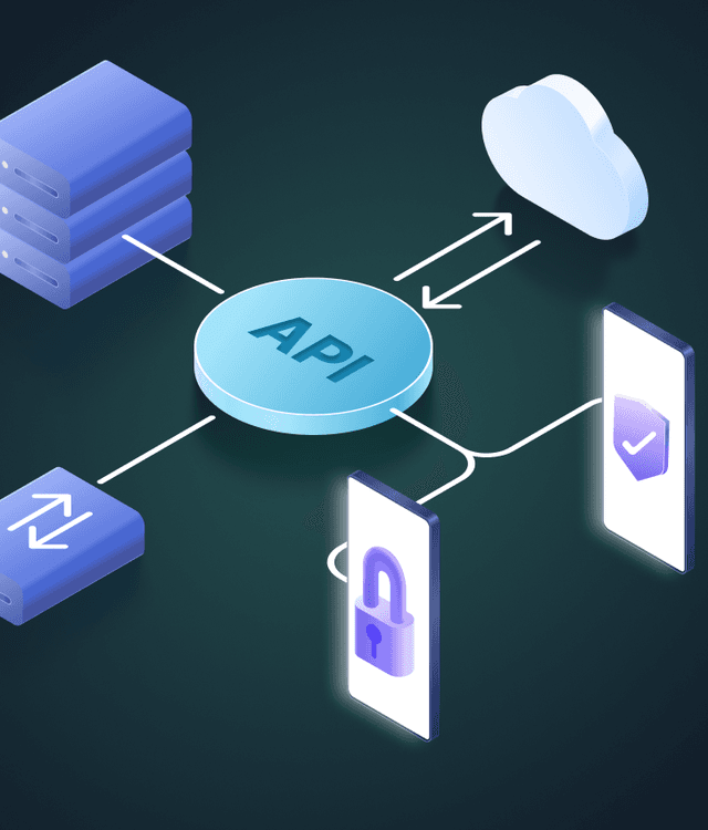 Mobile backend development diagram with servers, APIs, and cloud integration powering mobile apps, representing secure and scalable backend services for mobile applications.