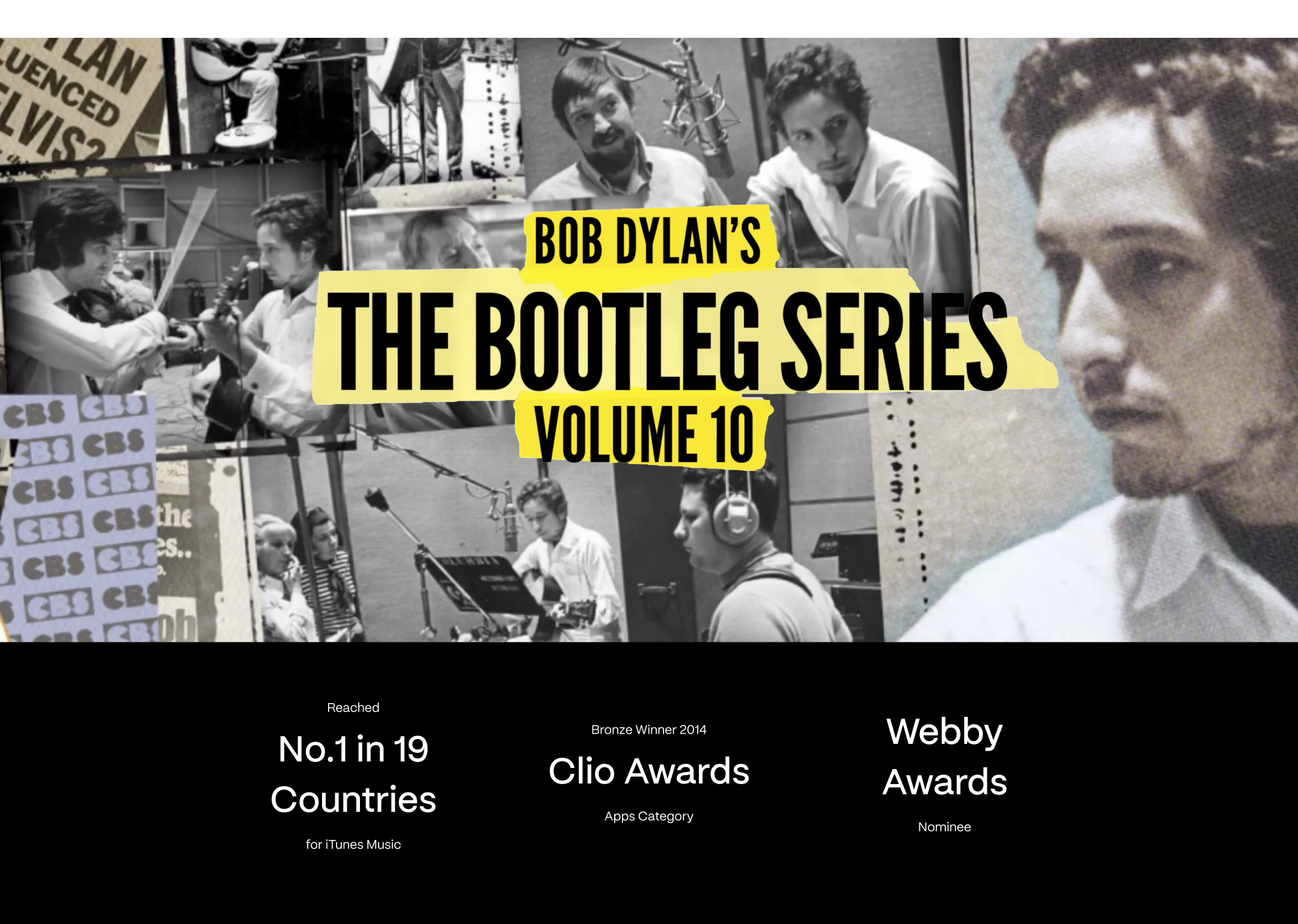 Award-winning music app for one of the greatest songwriters of all time, Bob Dylan hero image