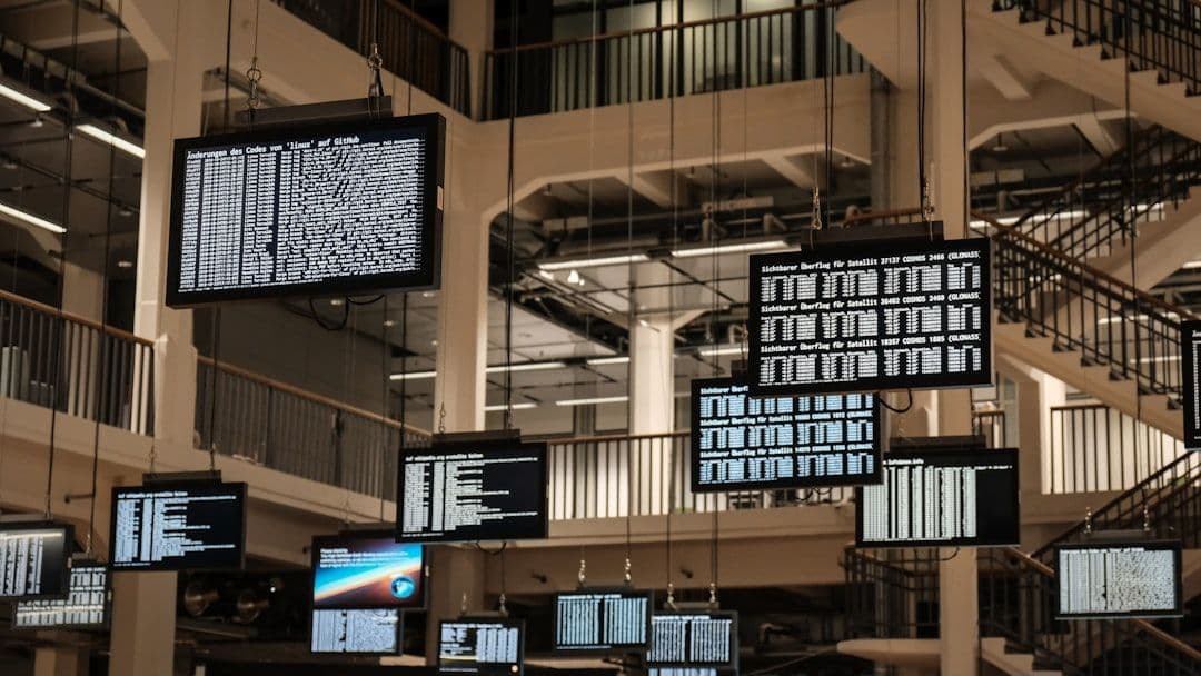 Close-up of asset tracking software interface displaying equipment status.