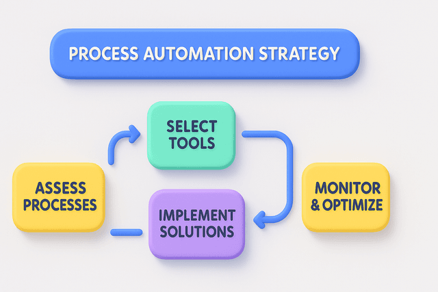 Flowchart diagram illustrating a comprehensive workflow analysis with labeled steps and arrows connecting tasks, on a light gray background.