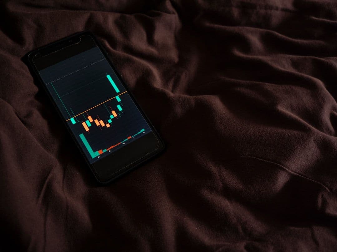 Close-up of a retail trading app interface with intuitive design