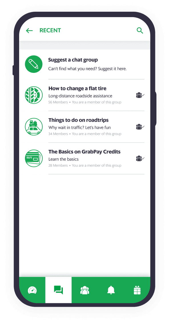 Grab app phone screenshot image asset
