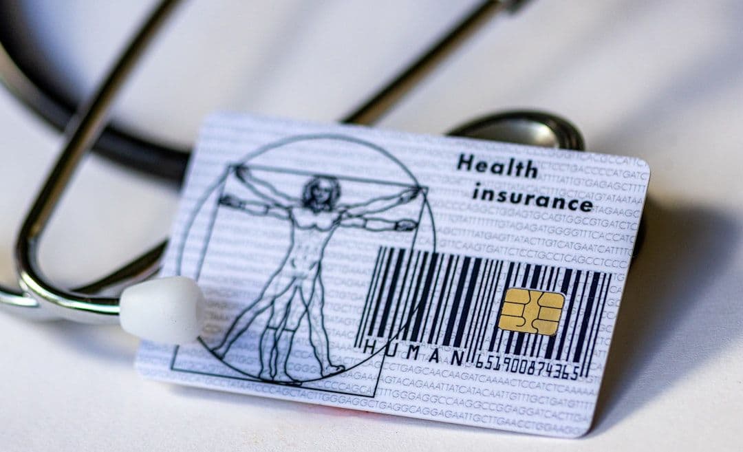 Medical insurance claims and policy data integration illustration