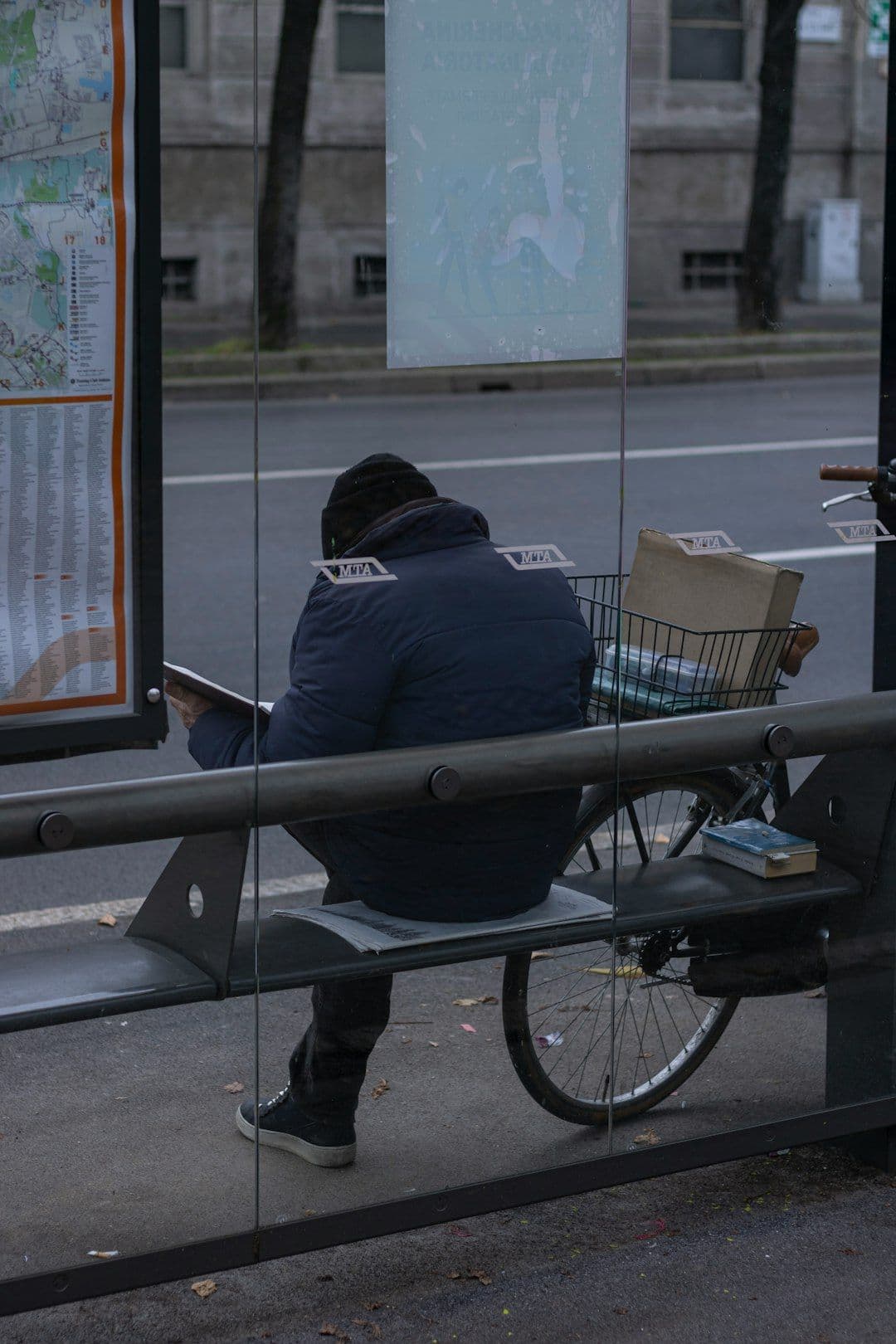 Person using delivery tracking software on a computer