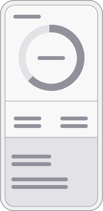 TryBooking app vector phone image asset