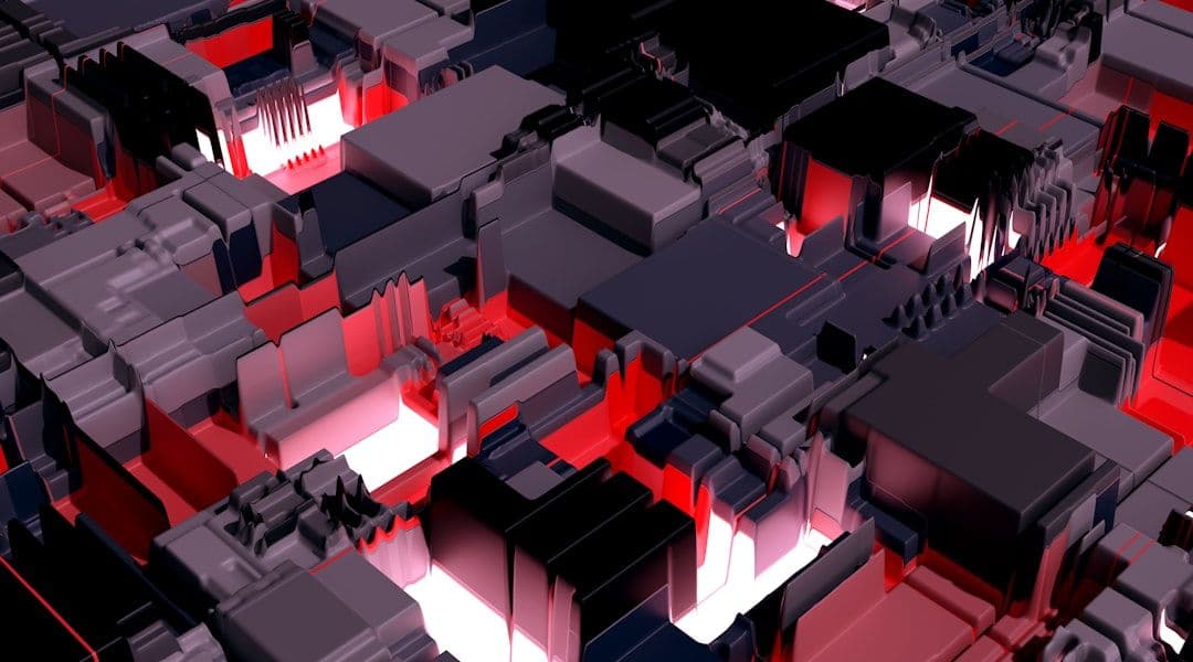 Technology concept showing MLS data aggregation for multiple real estate properties