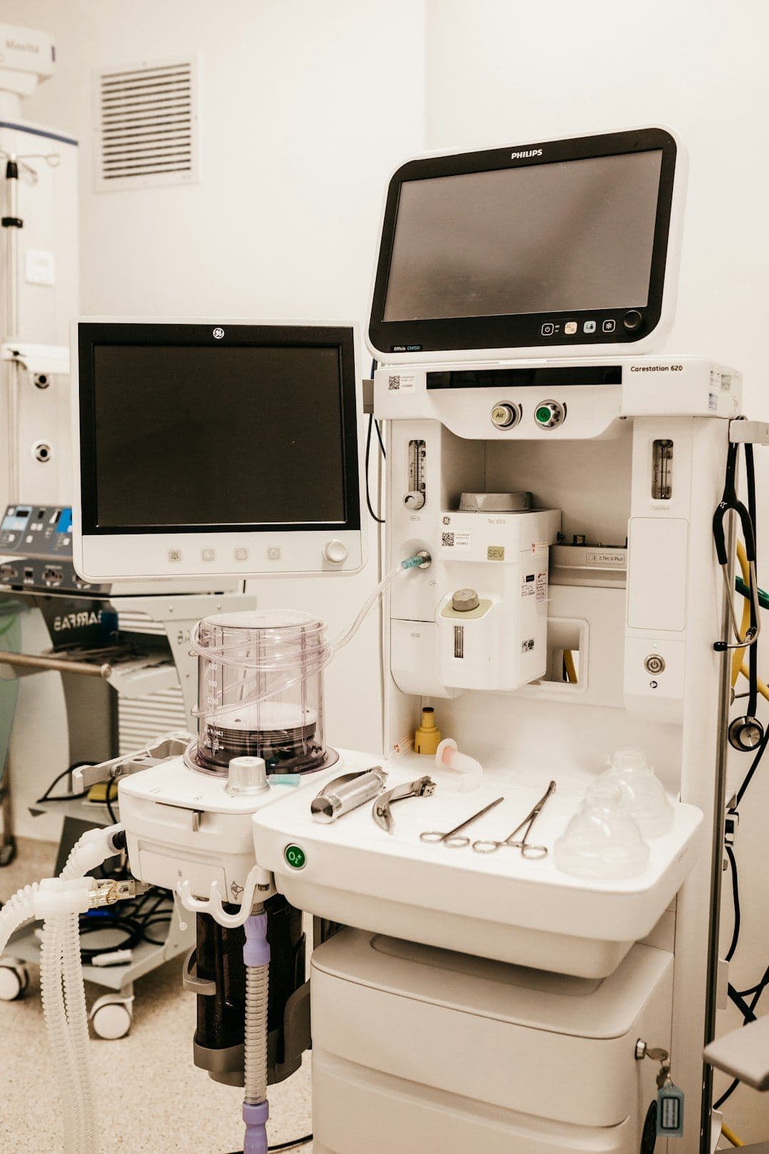 High-tech laboratory equipment in a modern diagnostics center