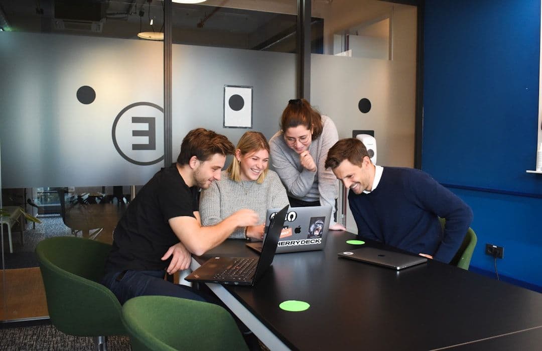 IT team working on business process automation.