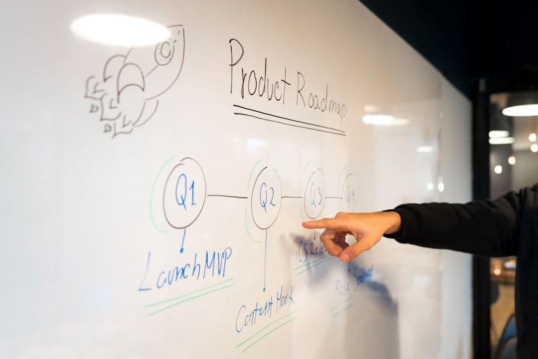 Illustration of marketplace development services for startups