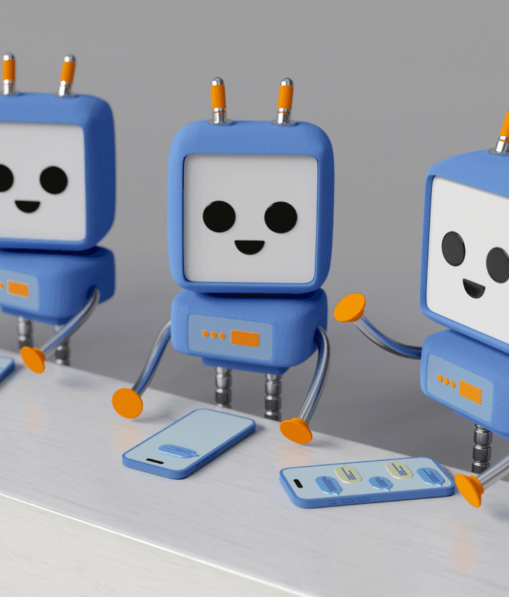 Automation flowchart showing AI orchestrating business processes, approvals, and exception handling, symbolizing AI workflow automation services for operational efficiency.