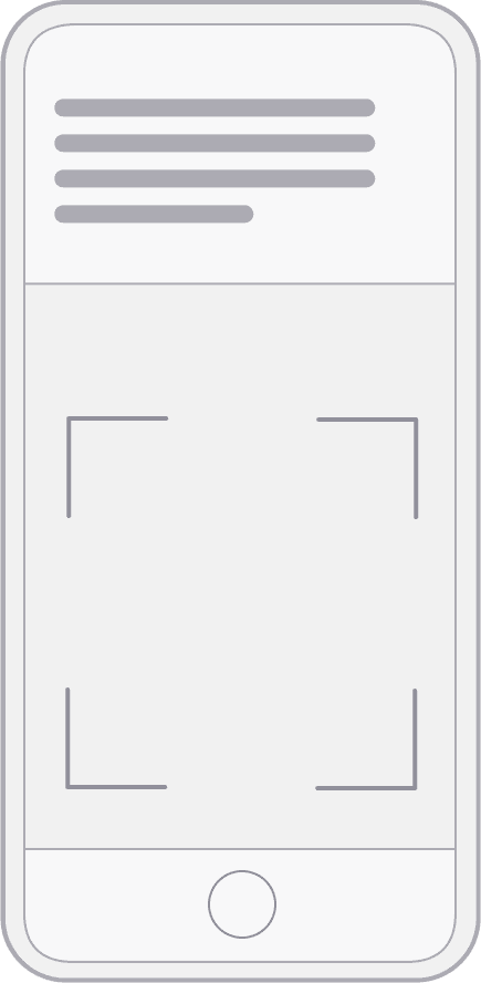 TryBooking app vector phone image asset