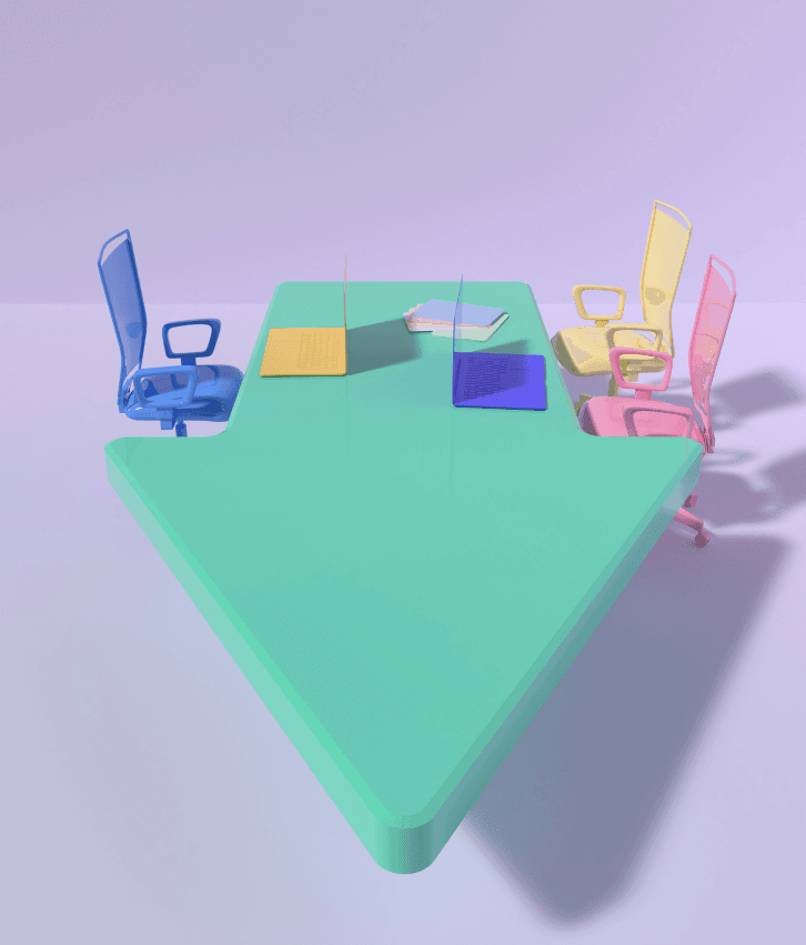 AI strategy roadmap graphic with phased implementation milestones and business outcomes, representing AI strategy consulting and enterprise AI implementation services.